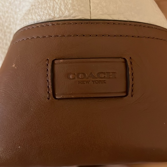 Coach Hadley Luxe Grain Leather Bag in SILVER/IVORY No C1492-F31334. - Picture 9 of 13